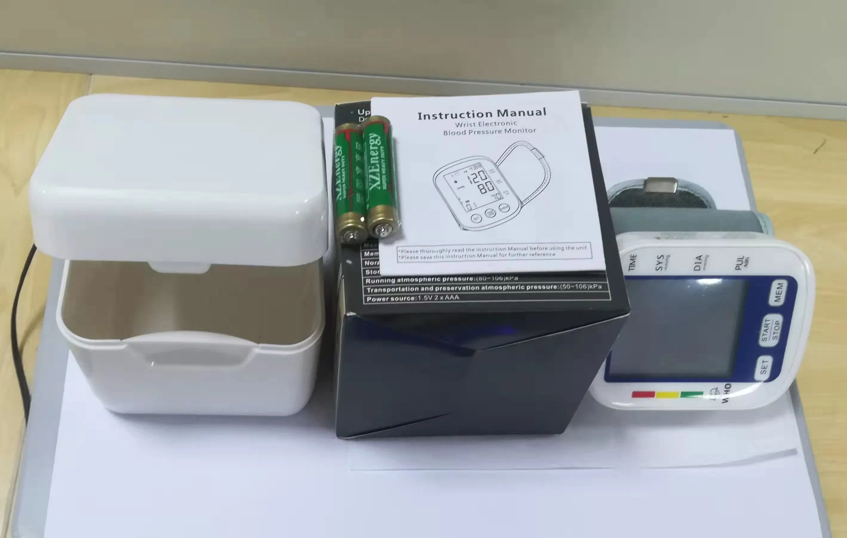 Medical Grade Upper Arm Blood Pressure Monitor with One Button Operation