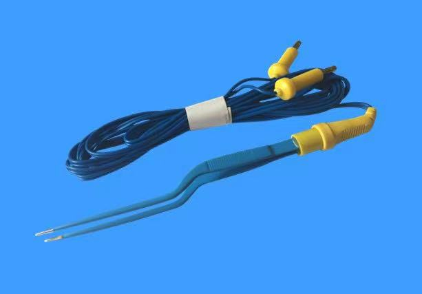 Disposable Electrosurgical Instruments Surgical Bipolar Forceps with Cable