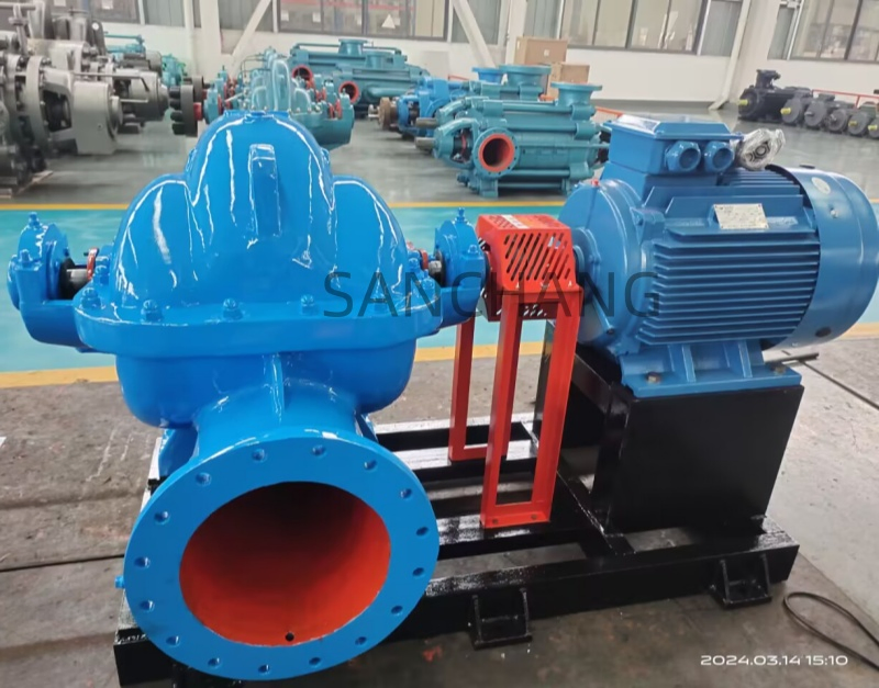 Horizontal Electric Double Suction High Flow Single Stage Split Case Centrifugal Irrigation Pump