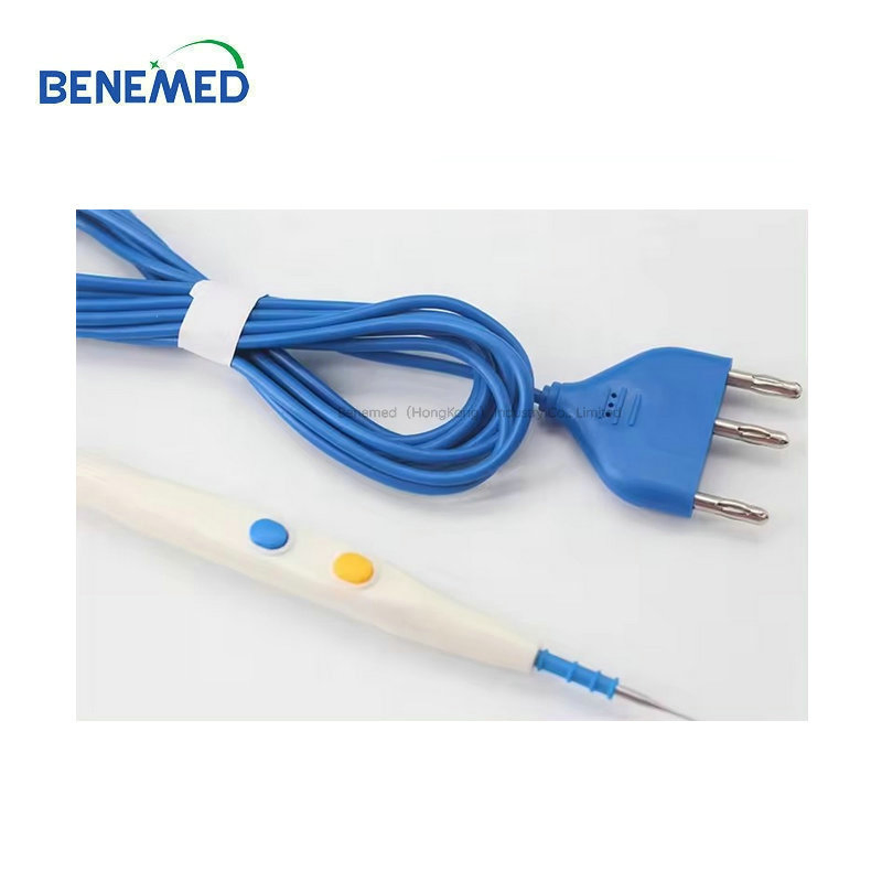 High Quality Electrosurgical Pencils, Bipolar Coagulation Forcep with Cable