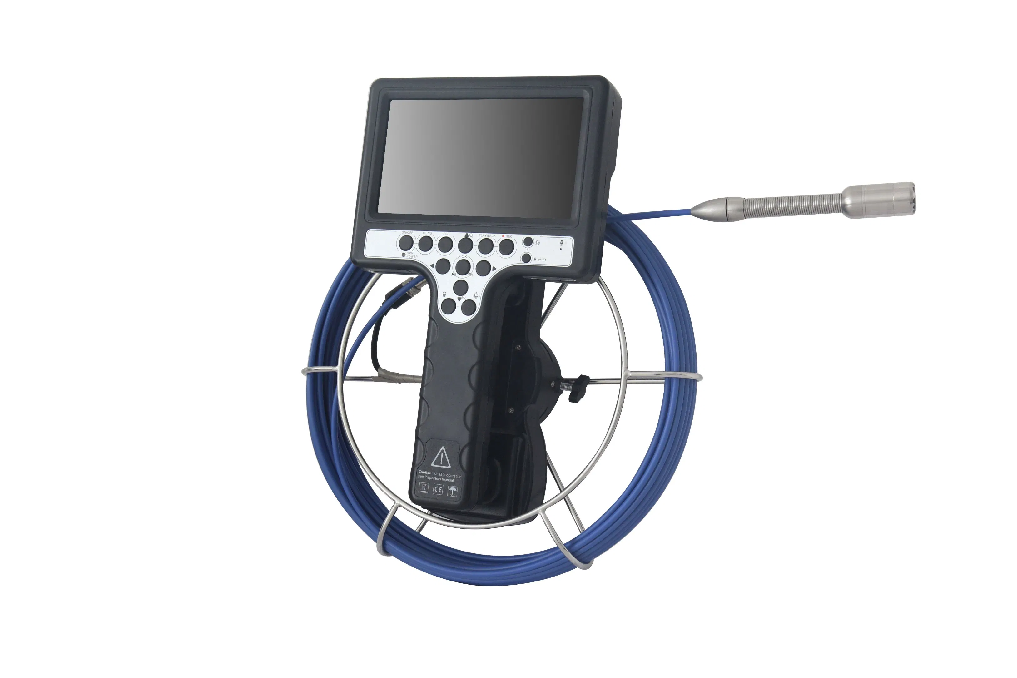 Portable Handheld Blue Cable Mini Head Endoscope Sewer Pipe Inspection Camera Used for Pipeline Inspection