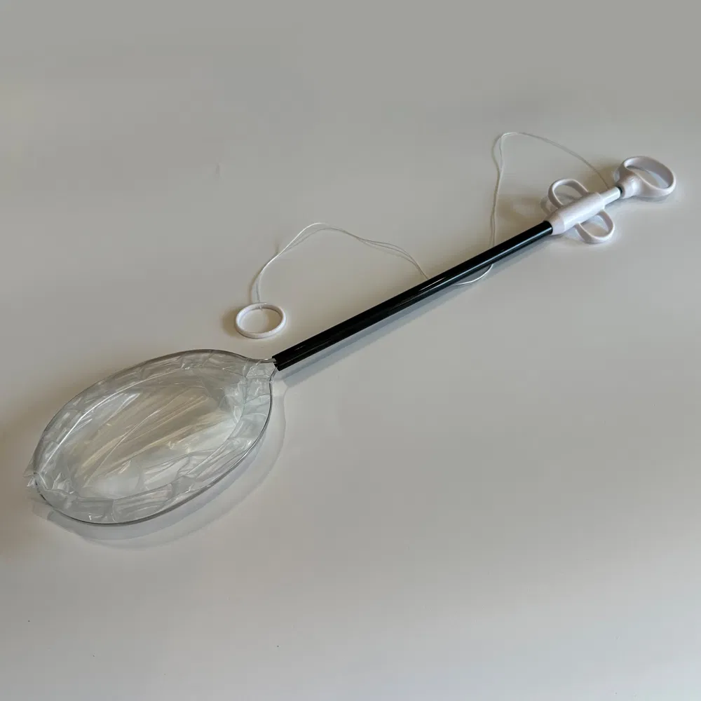 Reinforced Disposable Laparoscopic Specimen Retrieval Bag for Large Tissue Masses