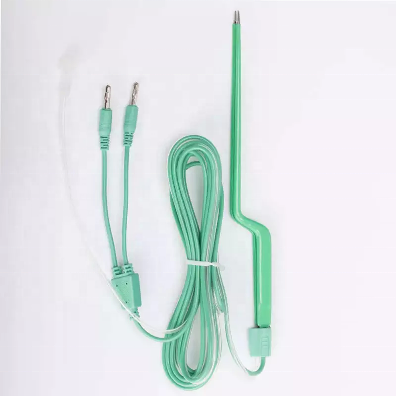 Disposable Surgical Instruments Set Irrigation Bipolar Forceps Kit Electrosurgical Tweezers Dripping Esu Bipolar Forceps