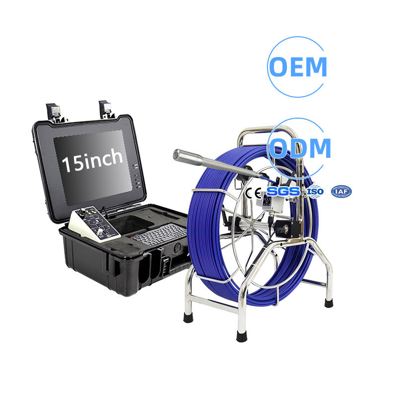 28mm Head 60m Cable Endoscope Sewer Drain Pipeline Inspection Camera for Pipe Inspection