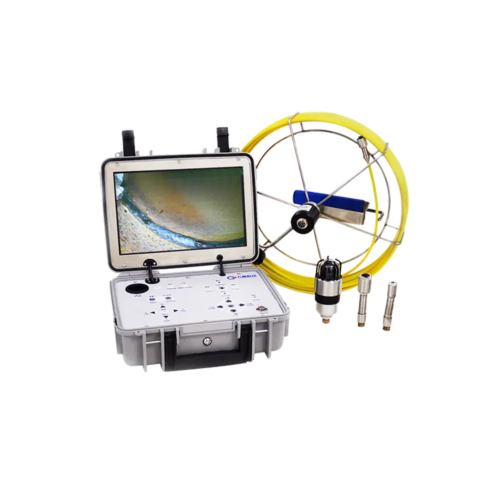 Self-Levelling 512Hz Transmitter Head 50m Cable Sewer Drain Pipe Inspection Snake CCTV Endoscope Camera
