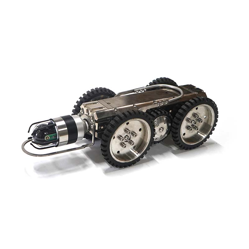 51mm Head 10 Inch Monitor Industrial Sewer Pipe Inspection Endoscope Robot Camera