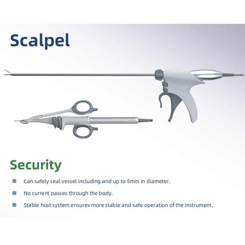 CE Medical Supply Surgical Instrument 9cm Disposable Ultrasonic Scalpel Shears