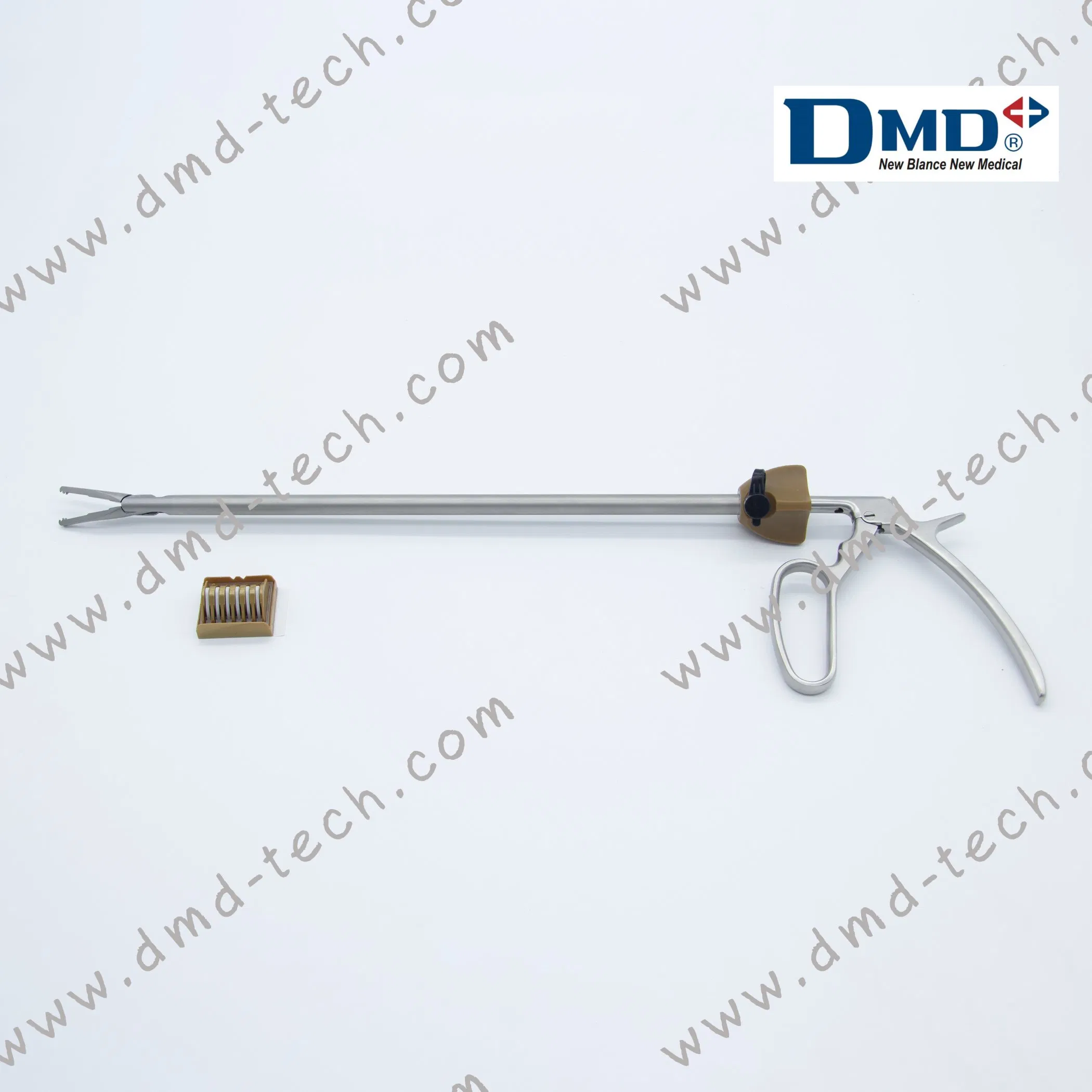 OEM Medical Product 45cm 20degrees Extra-Large Size Hemolock Ligating Clip Poly-Lok Endo Appliers, MOQ 1PCS