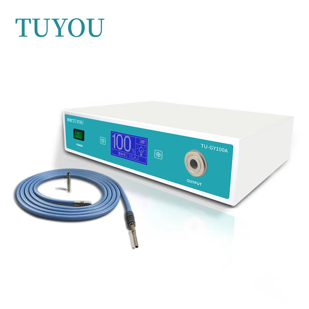 Medical Endoscopic 100W LED Cold Light Source for Physical Examinatiojn Surgery