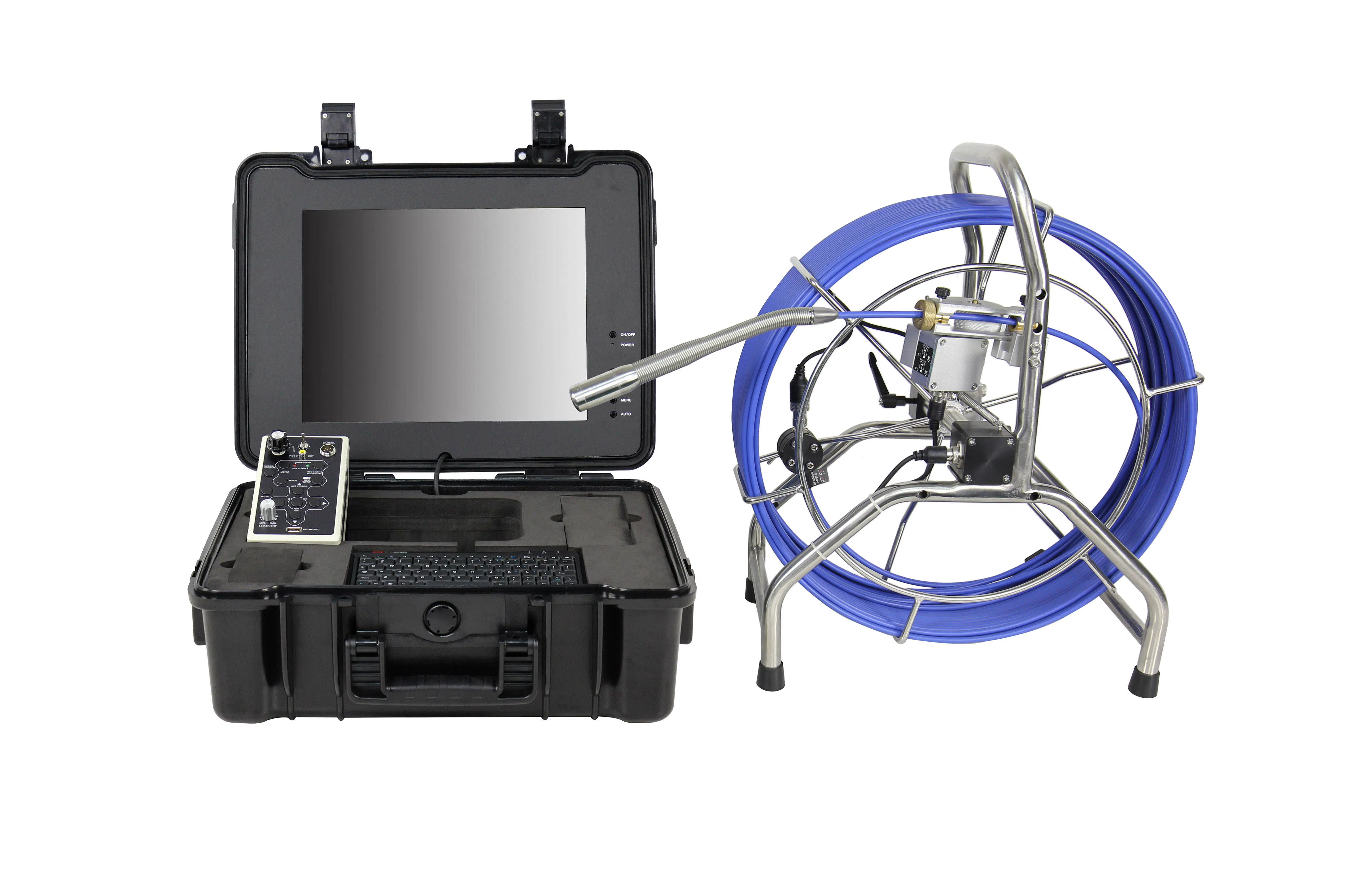 28mm Head 60m Cable Endoscope Sewer Drain Pipeline Inspection Camera for Pipe Inspection