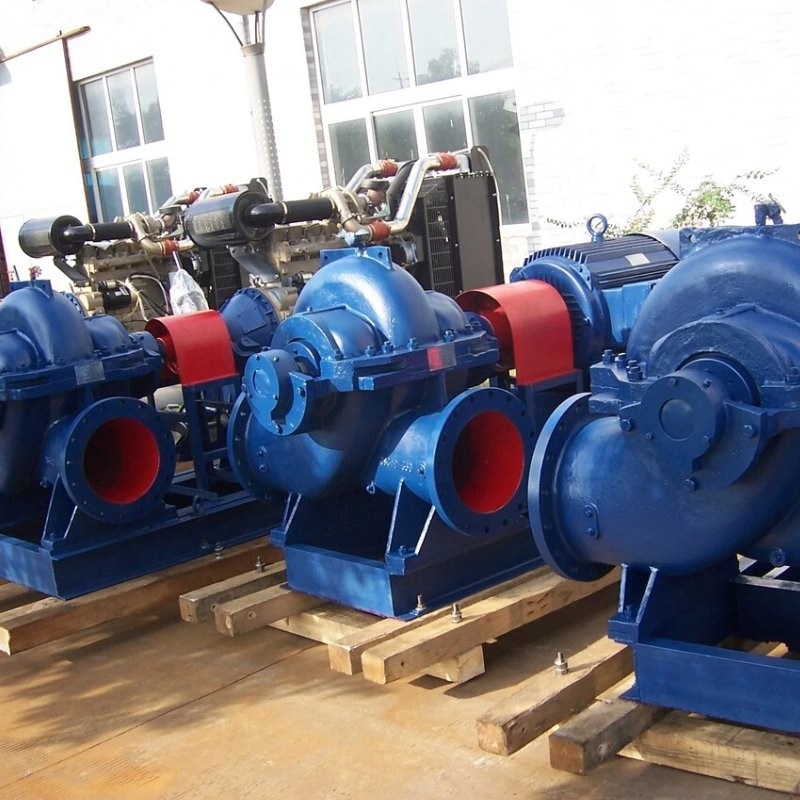 Industrial Electric High Pressure Horizontal Single Stage Double Suction Centrifugal Water Pump for Farmland Irrigation