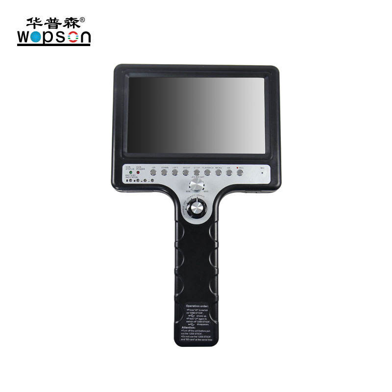 Wopson 23mm Head 7 Inch Monitor Endoscope Drain Sewer Underwater CCTV Camera