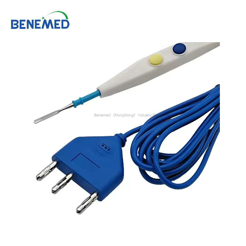High Quality Electrosurgical Pencils, Bipolar Coagulation Forcep with Cable