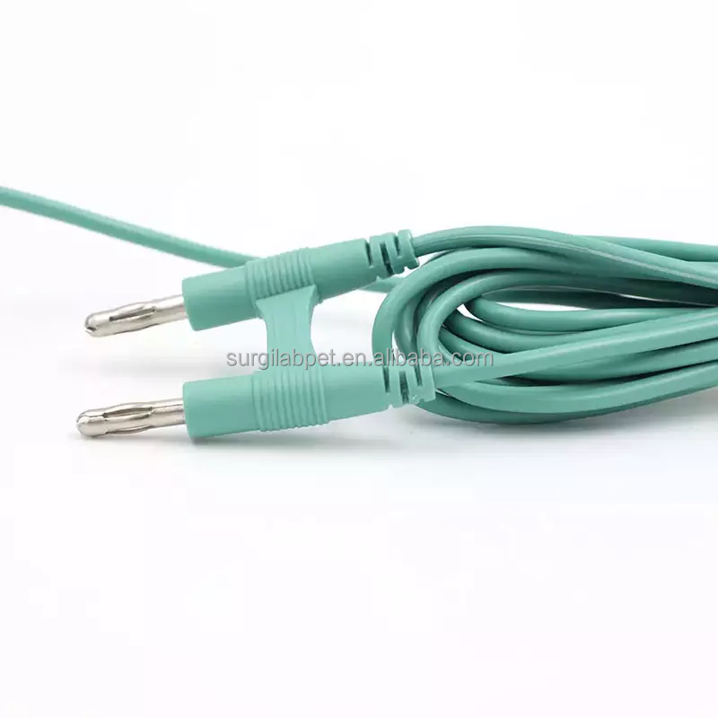 High Quality Disposable Esu Surgical Tweezers Irrigation/Dripping Electrosurgical Coagulation Bipolar Forceps Assembled with Cab