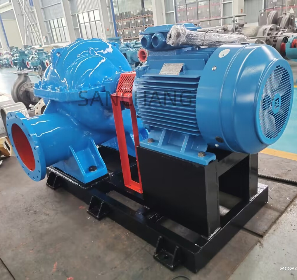 Horizontal Electric Double Suction High Flow Single Stage Split Case Centrifugal Irrigation Pump
