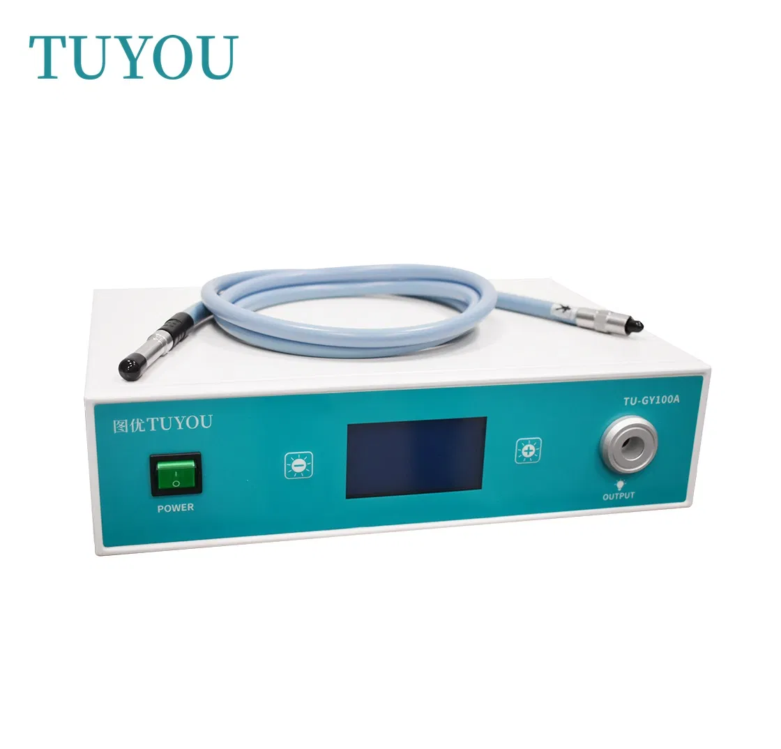 Medical Endoscopic 100W LED Cold Light Source for Physical Examinatiojn Surgery