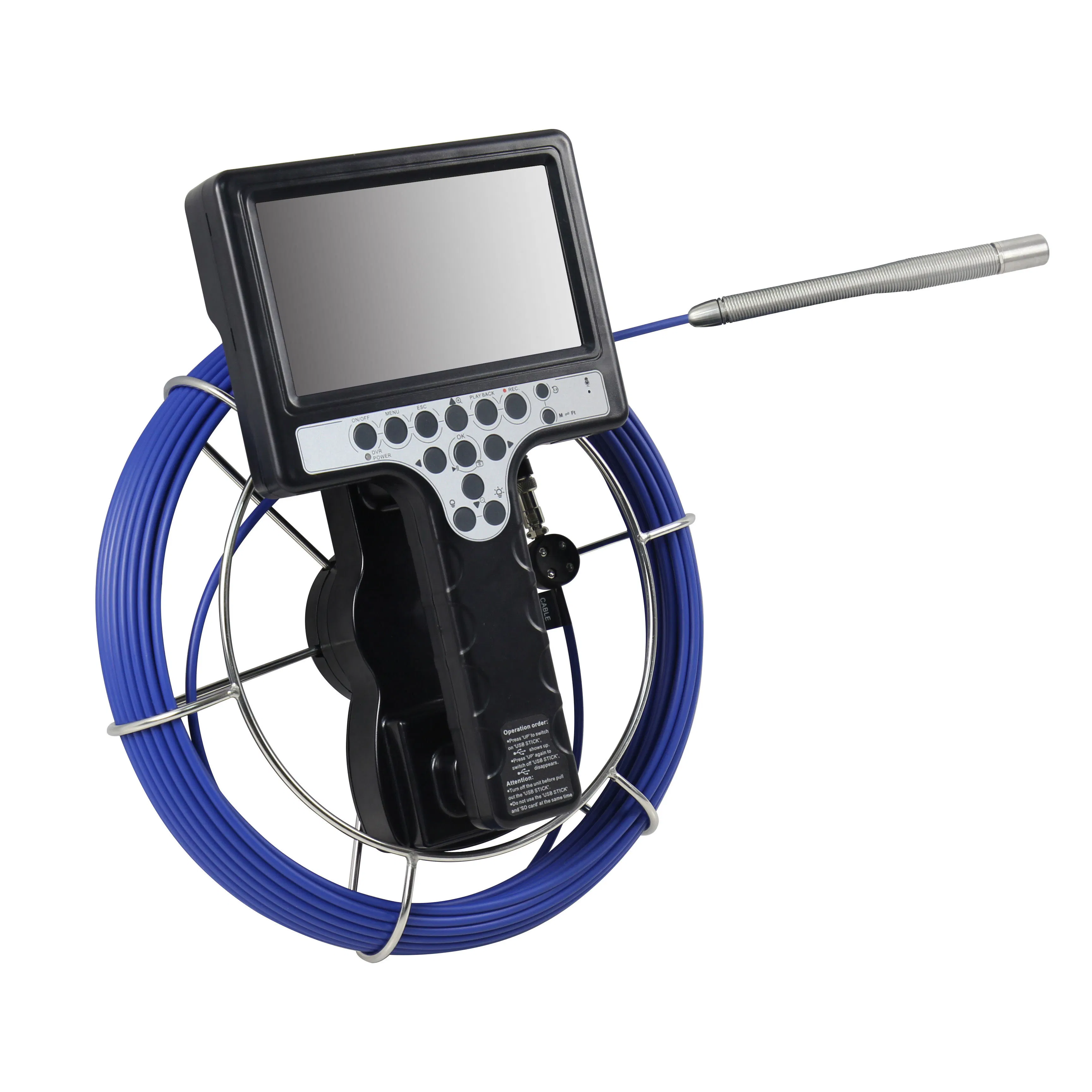 Wopson Industrial 23mm Mini Head Endoscope Sewer Drain Pipeline Camera Underwater