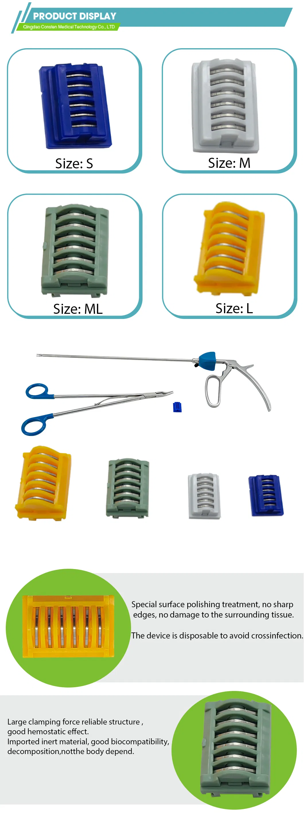 Ligating Clips Detail