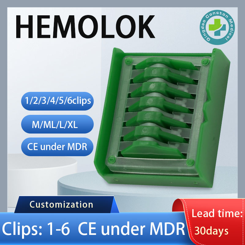 Premium Polymer Ligating Clips for Standard Clip Appliers