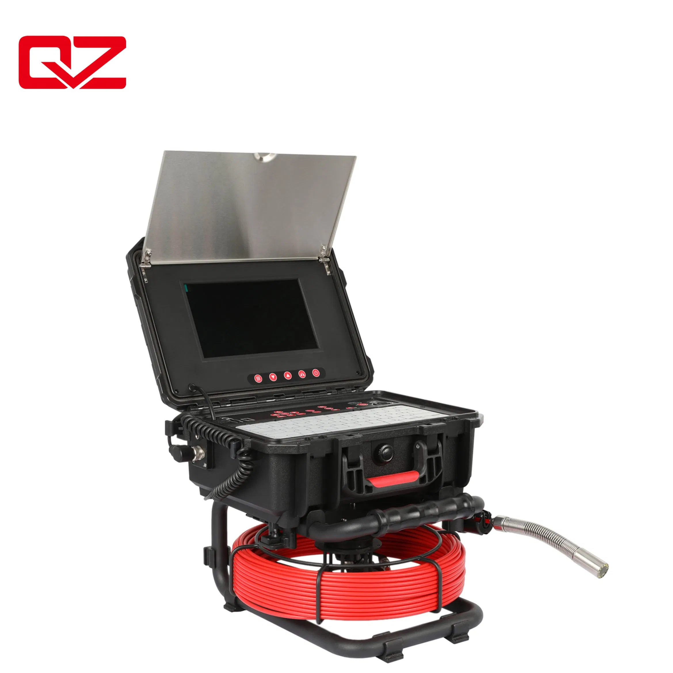 Qytech 21mm Camera Head 9 Inch 30m Cable Endoscope Camera with DVR