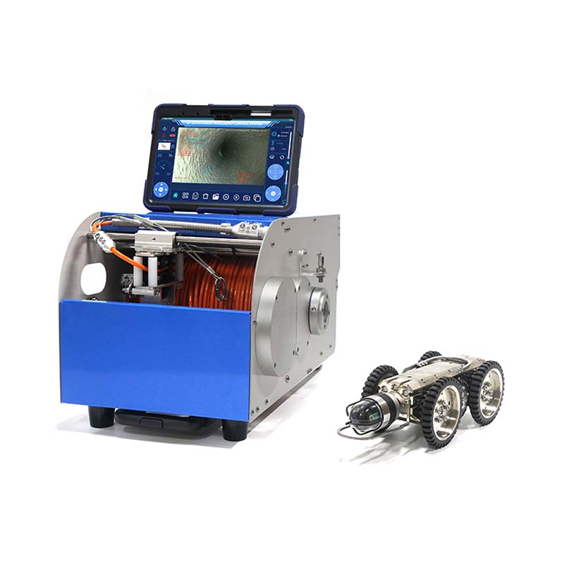 51mm Head 10 Inch Monitor Industrial Sewer Pipe Inspection Endoscope Robot Camera