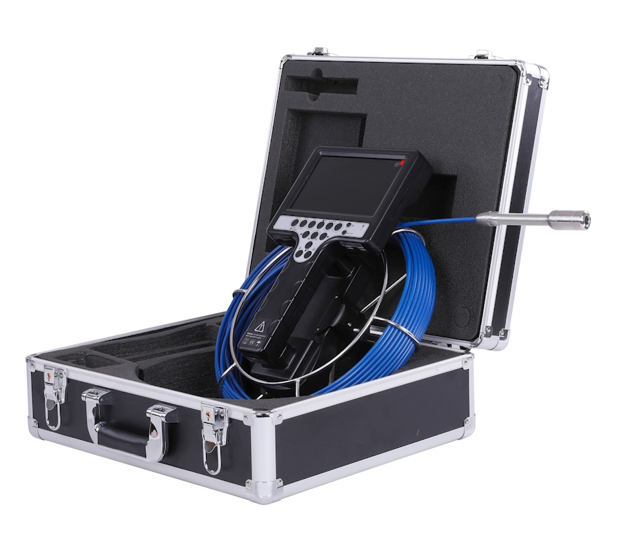 Portable Handheld Blue Cable Mini Head Endoscope Sewer Pipe Inspection Camera Used for Pipeline Inspection