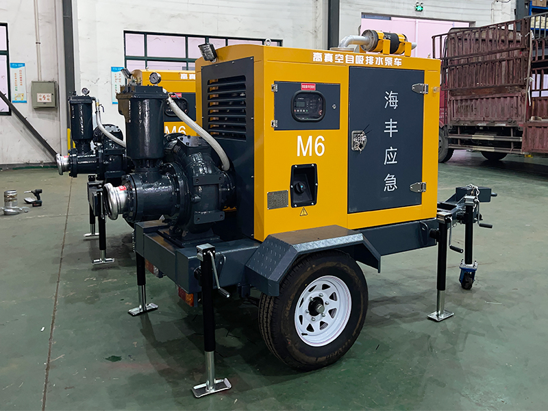 Mobile and Flexible High Vacuum Assisted Agricultural Irrigation Self Suction Pump