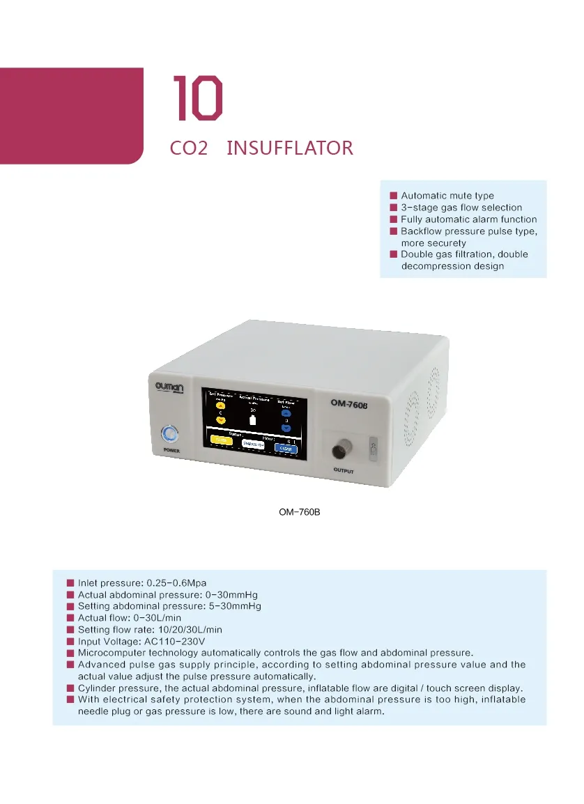 Laparoscopic CO2 Insufflator View 2