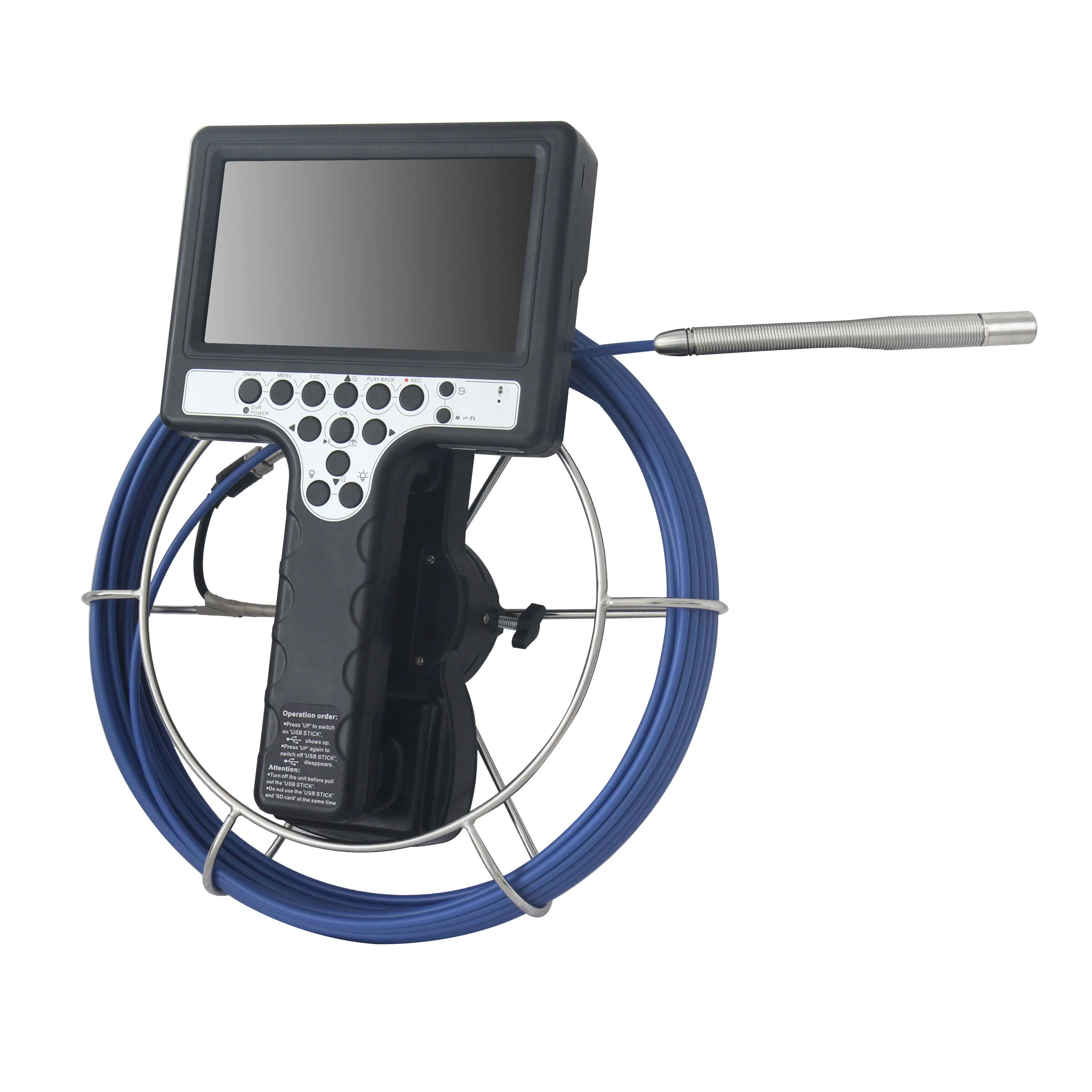 Wopson Industrial 23mm Mini Head Endoscope Sewer Drain Pipeline Camera Underwater