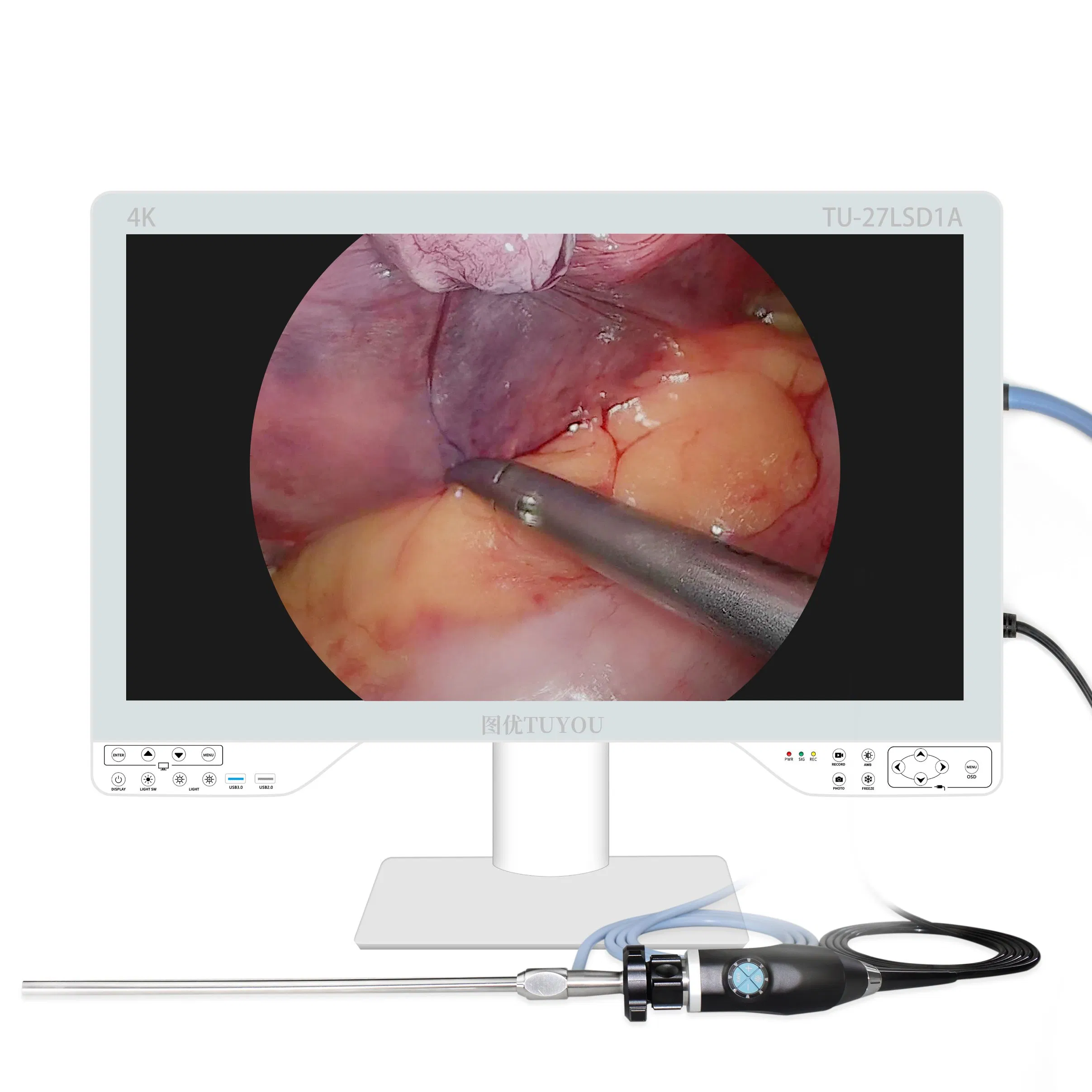 New Arrival UHD 4K Surgery Medical Grade Monitor with Light Source and Camera