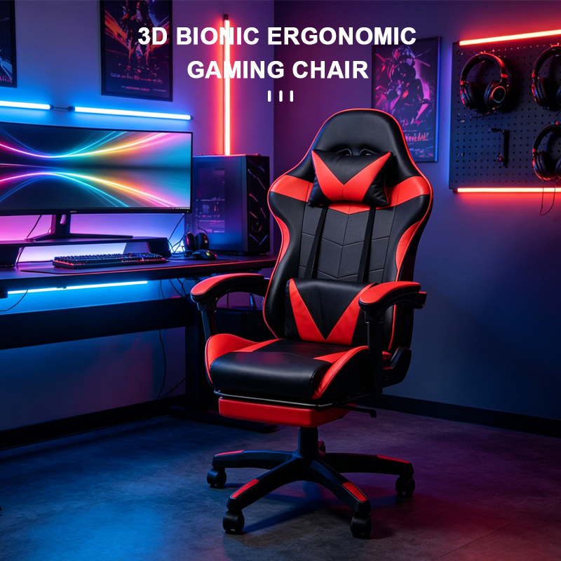 Popular Style recling Gaming Chair with Footrest for home office hotel