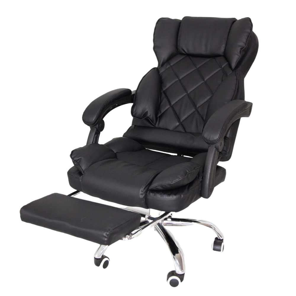 Heavy Duty High Back Pu Leather Chesterfield Ergonomic Relaxing Swivel Office Chair
