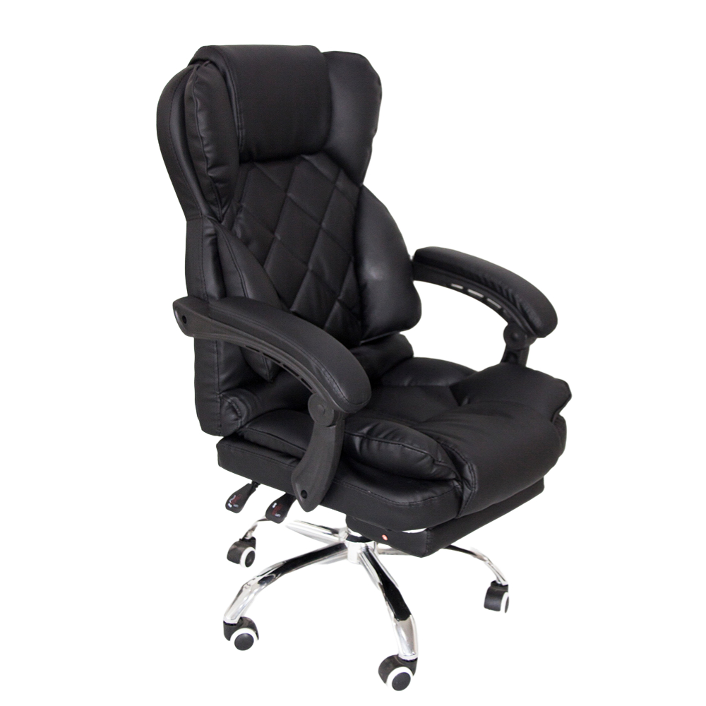 Heavy Duty High Back Pu Leather Chesterfield Ergonomic Relaxing Swivel Office Chair