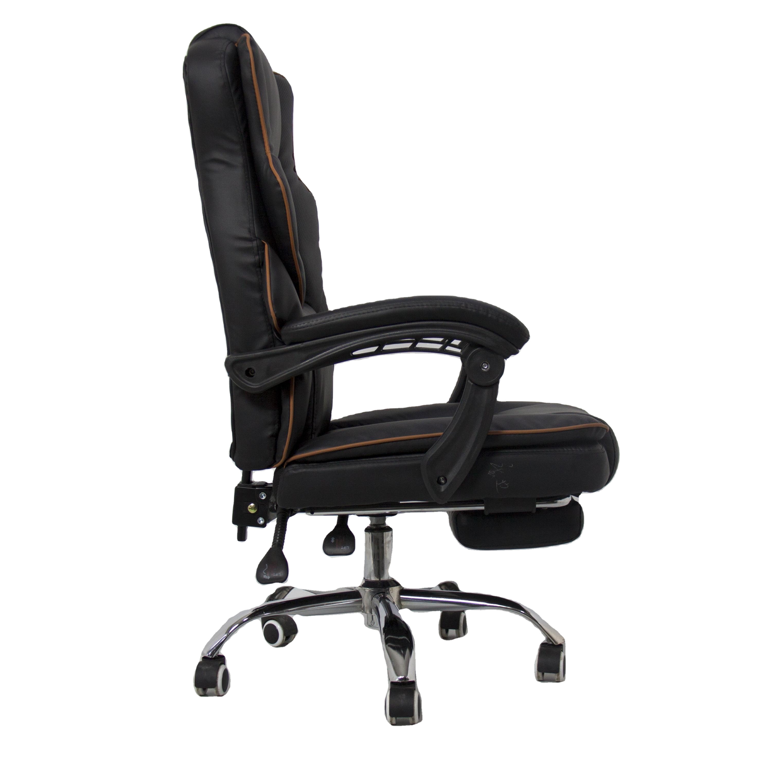 Factory Direct Supply Cheap Price Ergonomic High Back Office Swivel Work Chair with Recline FootRest Function