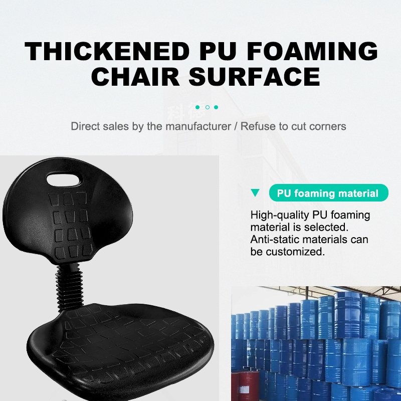 KEDE ESD AntiStatic PU Chair Heavy Duty Easy to Clean Office Chair with Lumbar Support for Cleanroom Laboratory