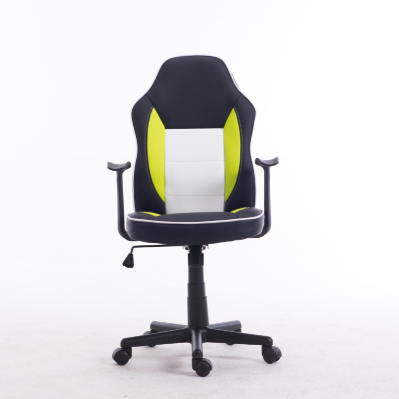 Ergonomic Executive Leather Office Chair with Swivel Adjustable Height 360 Rotation-Modern Design
