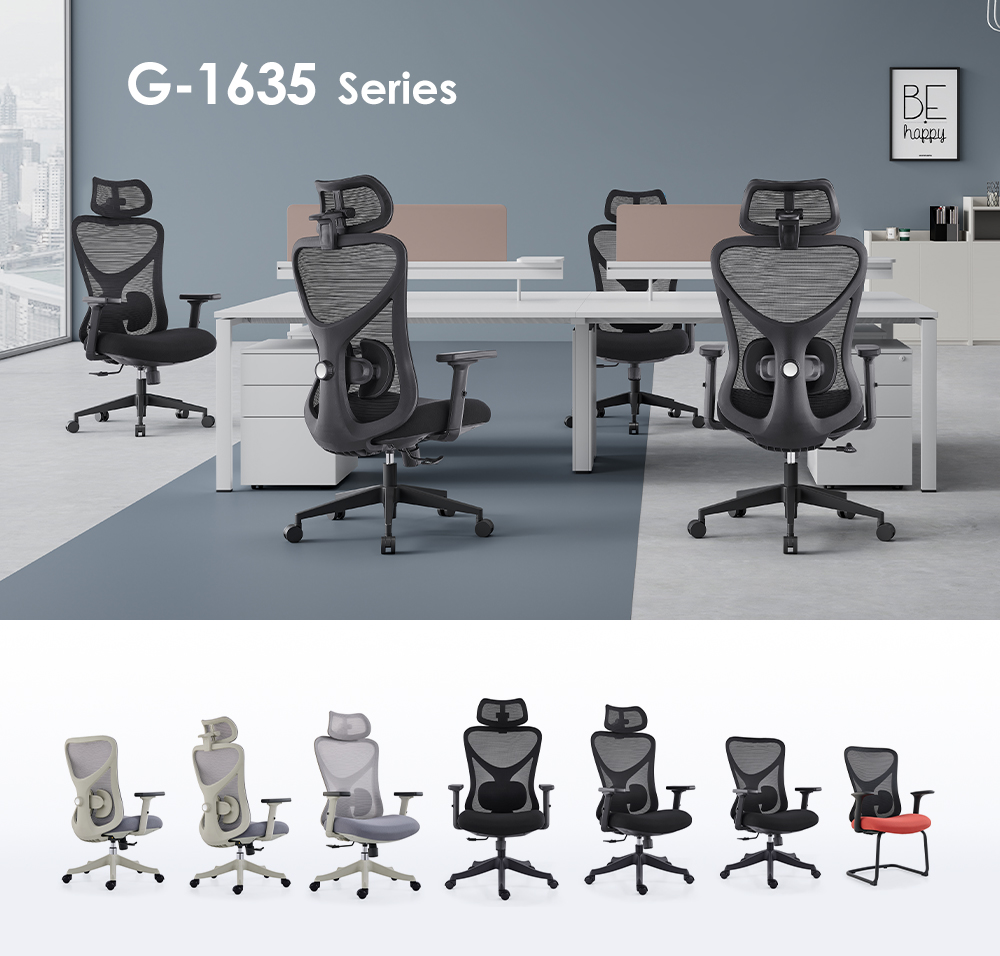 New Fashionable Swivel Adjustable Task Chair Home Office Furniture Mesh Ergonomic Chair Computer Office Chair Furniture