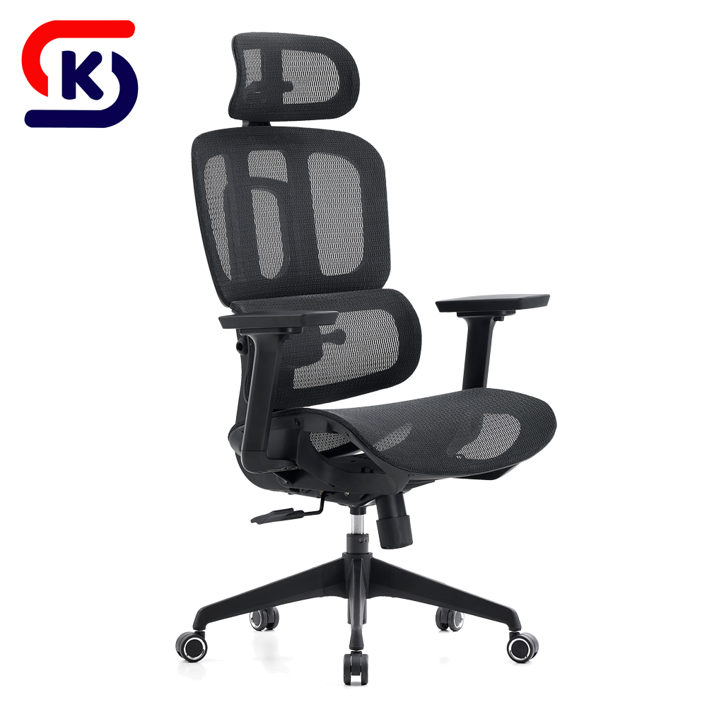 Foshan High-End Modern Executive Ergonomic Office Chair, Home Computer Desk Chair, Mesh Office Chair With Adjust Lumbar Support