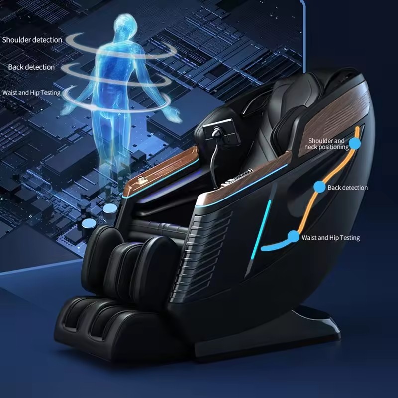 VCT Luxury Full Body AI Smart 3D Massage Chair Zero Gravity Electric Recliner Intelligent Voice Control System Portable Home