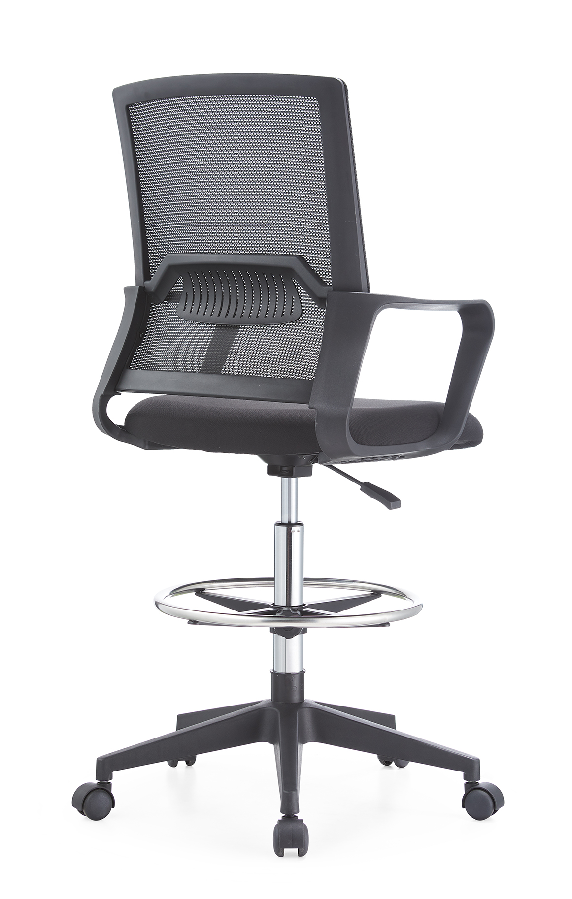 Luxury Tall Drafting Chairs With Footrest Bank Cashier Rolling Active Home Office Step Stools
