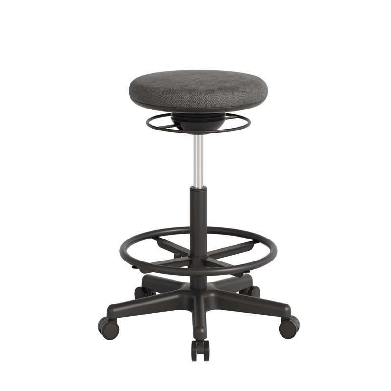 Modern Office Ergonomic Swivel Drafting Stool Chair Adjustable Standing Desk Sewing High Lift Seat Leather Fabric for Office Use