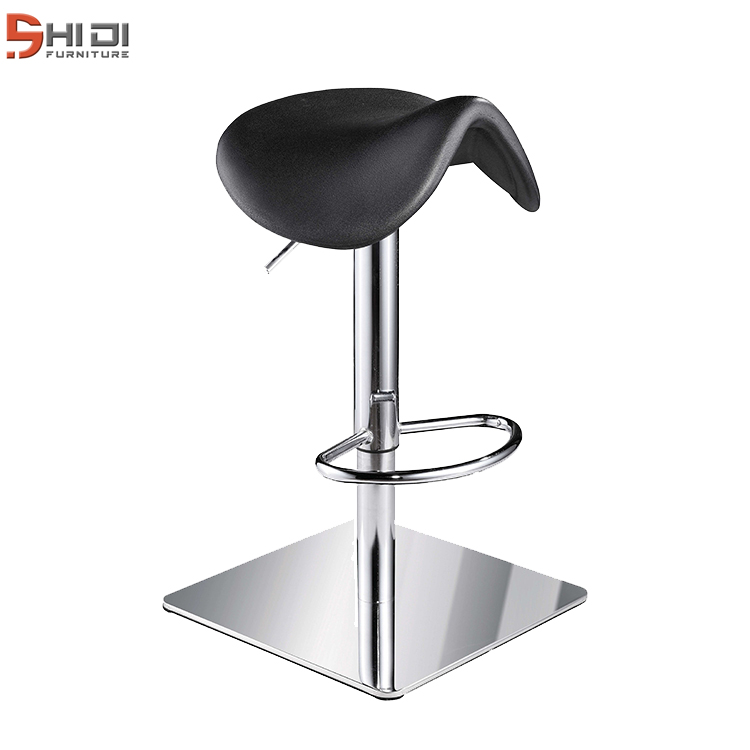 PU Seat Doctor Office Stool for Standing Desk Lab Furniture Chrome Base Ergonomic Cleanroom Anti Static ESD Chair