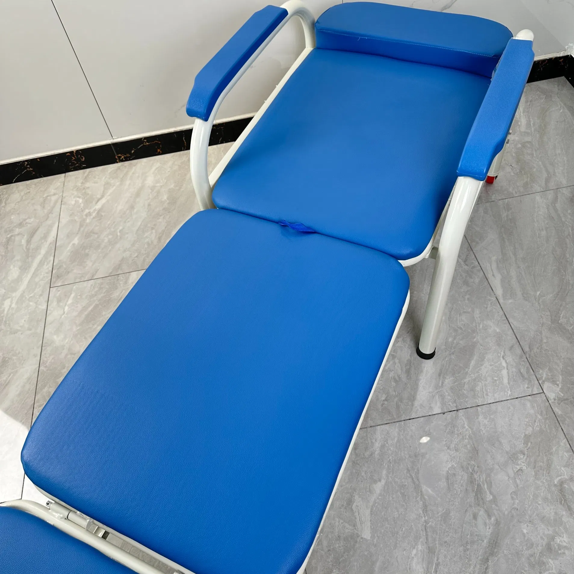 Folding Companion Chair Adjustable Sit-Lie Seat for Hospital Comfortable