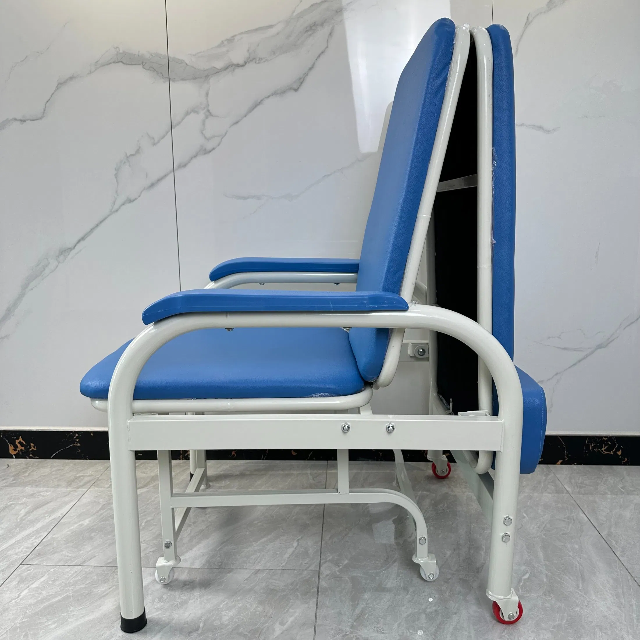 Foldable Sleep Bed Chair Hospital Waiting Attendant Chair Manufacturers