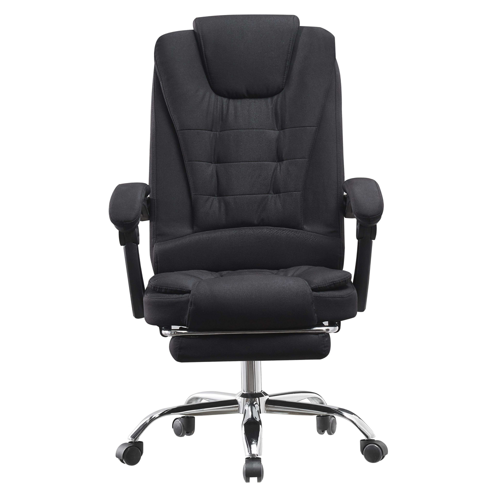 Executive Office Chair with Comfortable Leather Armrest Heavy Users Ergonomic Revolving Massage Feature Lift Style PU Mesh Chair