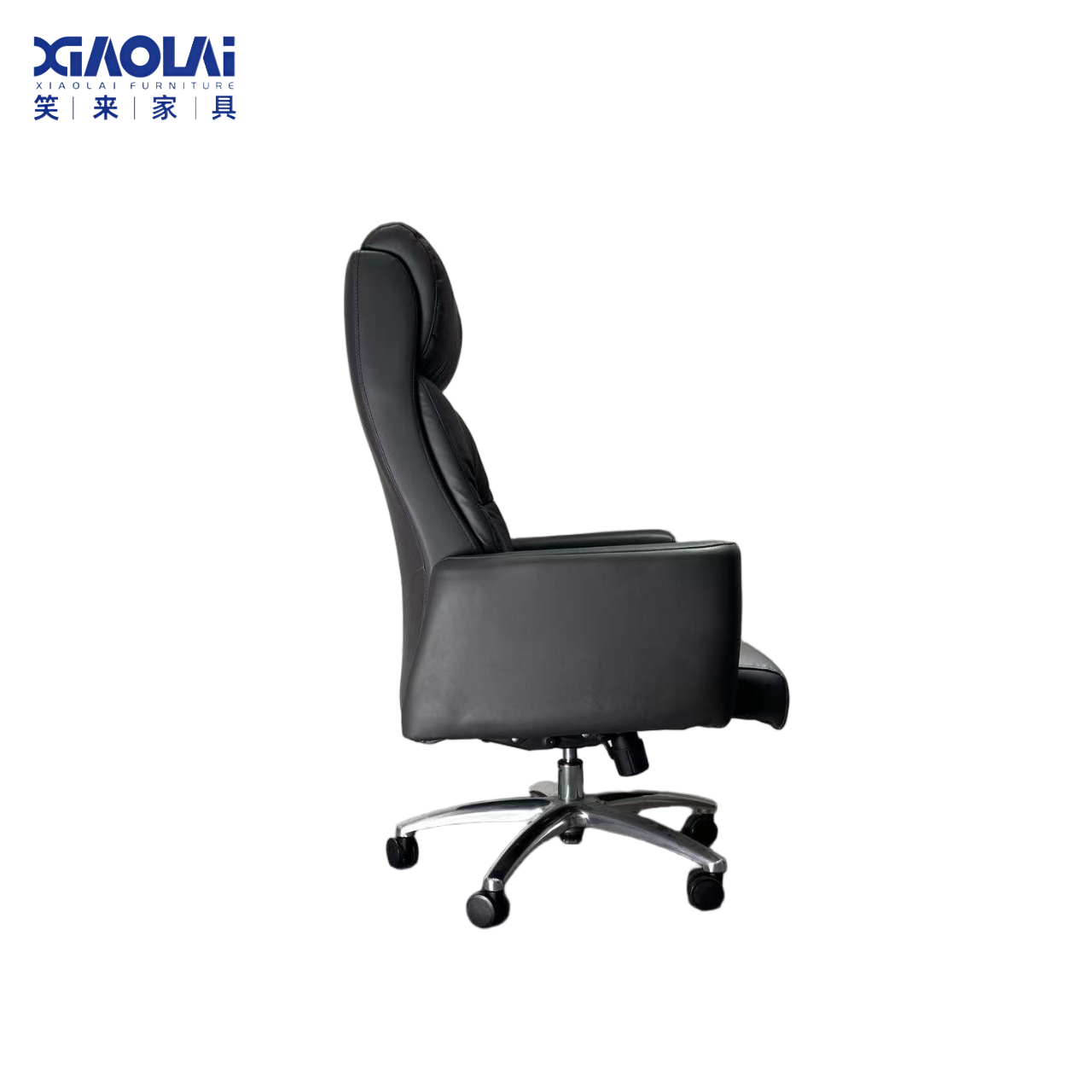 Premium Leather Executive Office Chair Ergonomic Swivel Design for Home Office Use Heavy Duty Construction for Comfortable
