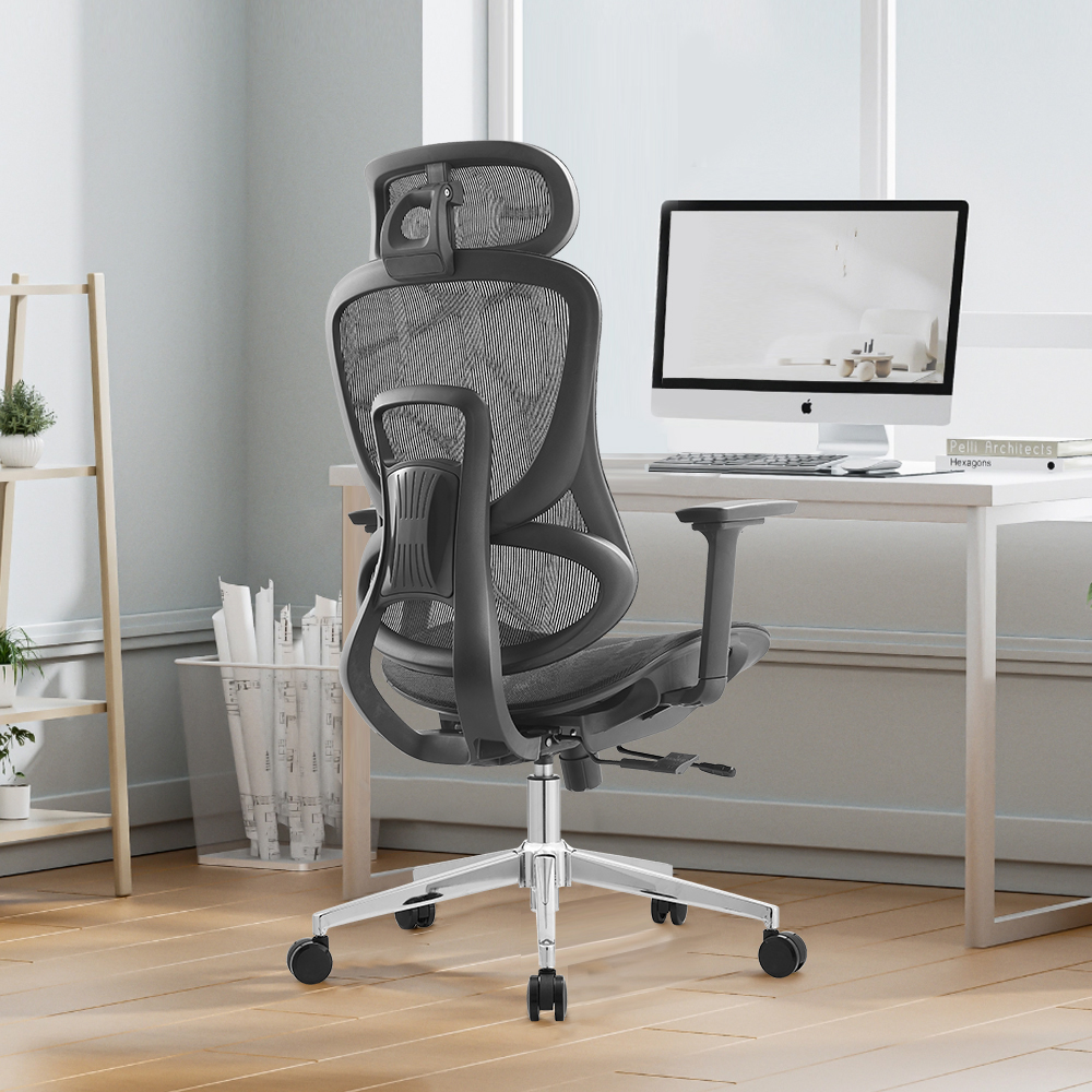 Wholesale Price Office Furniture Full Mesh Ergonomic Chair Desk Chair With Full Backrest Height Adjustable 3D Armrest