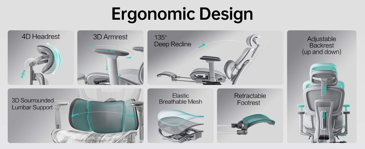 Ergonomic Mesh Chair