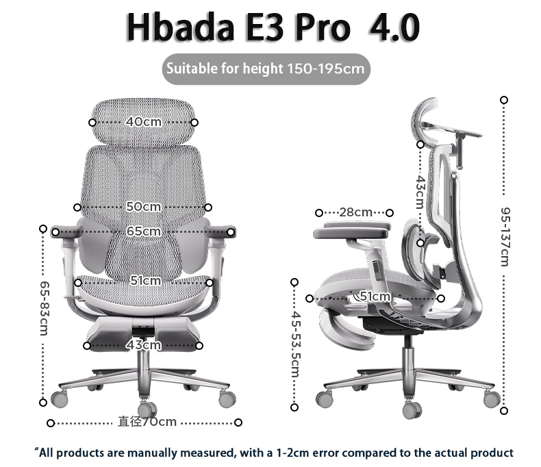 Hbada E3 PRO 4.0 Structure Master Mesh Modern Ergonomics Gamer Computer Racing Gaming Office Chairs With Optional Footrest