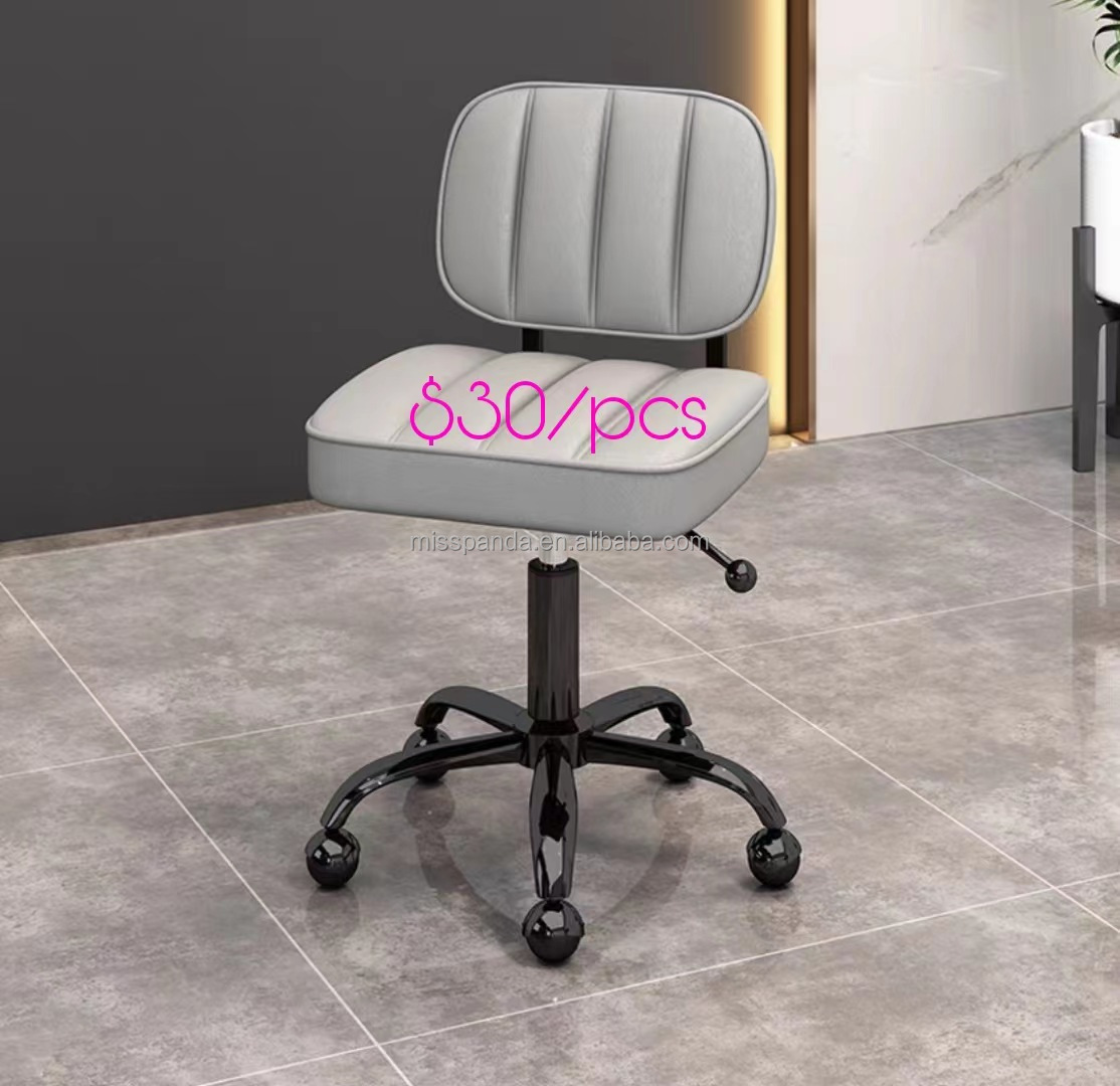 Yicheng Beauty Wholesale Swivel Salon Shop Stool Adjustable Drafting Stool Massage Spa Stool with PU Leather for Sale